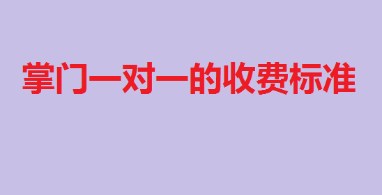 掌門(mén)一對一有效果嗎?掌門(mén)一對一的收費標準
